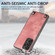 Samsung Galaxy S25 Ultra 5G Vintage Leather PC Back Cover Phone Case with Crossbody Strap - Pink