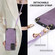 Samsung Galaxy S25 Ultra 5G Vintage Leather PC Back Cover Phone Case with Crossbody Strap - Purple