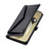 Samsung Galaxy S25 Ultra 5G Wallet Multi-card Slot Leather Phone Case with Lanyard - Black