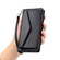 Samsung Galaxy S25 Ultra 5G Wallet Multi-card Slot Leather Phone Case with Lanyard - Black