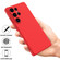 Samsung Galaxy S25 Ultra Color Liquid Silicone Phone Case - Red