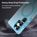 Samsung Galaxy S25 Ultra MagSafe Frosted Translucent TPU + PC Full Coverage Phone Case - Blue
