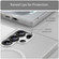 Samsung Galaxy S25 Ultra MagSafe Frosted Translucent TPU + PC Full Coverage Phone Case - White