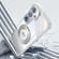 Samsung Galaxy S25+ 5G 360 Holder MagSafe Acrylic Hybrid TPU Phone Case - Frosted White