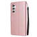Samsung Galaxy S25+ 5G 3-Card Slots Multifunctional Leather Phone Case - Rose Gold