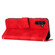 Samsung Galaxy S25+ 5G 5G Dream Triangle Leather Phone Case with Long Lanyard - Red