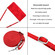 Samsung Galaxy S25+ 5G 5G Dream Triangle Leather Phone Case with Long Lanyard - Red