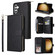 Samsung Galaxy S25+ 5G 9-Card Slots Zipper Wallet Bag Leather Phone Case - Black