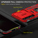 Samsung Galaxy S25+ 5G Armor PC Hybrid TPU Camera Shield Phone Case - Red