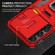 Samsung Galaxy S25+ 5G Armor PC Hybrid TPU Camera Shield Phone Case - Red