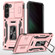 Samsung Galaxy S25+ 5G Armor PC Hybrid TPU Camera Shield Phone Case - Rose Gold