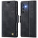Samsung Galaxy S25+ 5G AutSpace A11 Side Buckle MagSafe Magnetic RFID Phone Leather Case - Black