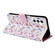 Samsung Galaxy S25+ 5G Bronzing Painting RFID Leather Phone Case - Pansies