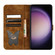 Samsung Galaxy S25+ 5G Butterfly Cat Embossing Flip Leather Phone Case - Brown