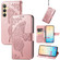 Samsung Galaxy S25+ 5G Butterfly Love Flower Embossed Leather Phone Case - Rose Gold