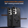 Samsung Galaxy S25+ 5G Carbon Fiber Texture 360 MagSafe Holder Phone Case - Black