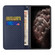 Samsung Galaxy S25+ 5G Carbon Fiber Texture Magnetic Flip Leather Phone Case - Blue