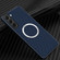 Samsung Galaxy S25+ 5G Carbon Fiber Texture MagSafe Magnetic Phone Case - Blue
