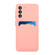 Samsung Galaxy S25+ 5G Card Slot Design Shockproof TPU Phone Case - Pink