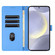 Samsung Galaxy S25+ 5G Cartoon Elephant Embossed Leather Phone Case - Blue