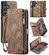 Samsung Galaxy S25+ 5G CaseMe 008 Detachable Multifunctional Leather Phone Case - Brown