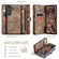 Samsung Galaxy S25+ 5G CaseMe 008 Detachable Multifunctional Leather Phone Case - Brown
