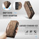 Samsung Galaxy S25+ 5G CaseMe 008 Detachable Multifunctional Leather Phone Case - Brown