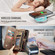 Samsung Galaxy S25+ 5G CaseMe 008 Detachable Multifunctional Leather Phone Case - Brown