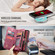 Samsung Galaxy S25+ 5G CaseMe 008 Detachable Multifunctional Leather Phone Case - Wine Red