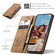Samsung Galaxy S25+ 5G CaseMe 013 Multifunctional Horizontal Flip Leather Phone Case - Brown