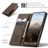 Samsung Galaxy S25+ 5G CaseMe 013 Multifunctional Horizontal Flip Leather Phone Case - Coffee