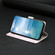 Samsung Galaxy S25+ 5G Colored Drawing Marble Pattern Leather Phone Case - Pink Marble