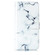 Samsung Galaxy S25+ 5G Colored Drawing Marble Pattern Leather Phone Case - White Marble