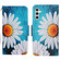 Samsung Galaxy S25+ 5G Colored Drawing Pattern Leather Phone Case - Chrysanthemum