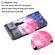 Samsung Galaxy S25+ 5G Colored Drawing Pattern Leather Phone Case - Star Sky Cat