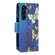 Samsung Galaxy S25+ 5G Colored Drawing Pattern Zipper Leather Phone Case - Gold Butterfly