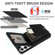 Samsung Galaxy S25+ 5G Crossbody Lanyard Zipper Wallet Leather Phone Case - Black