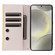 Samsung Galaxy S25+ 5G Crossbody Rhombic Sucker Leather Phone Case - White