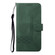 Samsung Galaxy S25+ 5G Cubic Skin Feel Flip Leather Phone Case - Green