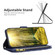 Samsung Galaxy S25+ 5G Diamond Lattice Zipper Wallet Leather Flip Phone Case - Blue