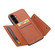 Samsung Galaxy S25+ 5G Double Buckle Card Slots Magnetic Phone Case - Brown Samsung Galaxy S25+ 5G Double Buckle Card Slots Magnetic Phone Case - Brown