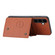 Samsung Galaxy S25+ 5G Double Buckle Card Slots Magnetic Phone Case - Brown Samsung Galaxy S25+ 5G Double Buckle Card Slots Magnetic Phone Case - Brown