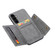 Samsung Galaxy S25+ 5G Double Buckle Card Slots Magnetic Phone Case - Grey