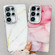 Samsung Galaxy S25+ 5G Electroplated Marble Texture Phone Case - Pink Purple M4
