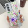 Samsung Galaxy S25+ 5G Electroplating Flowers Plants Texture Wristband TPU Phone Case - Colorful Peony FL10