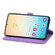 Samsung Galaxy S25+ 5G Embossed Flower Zipper Leather Phone Case - Purple