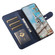 Samsung Galaxy S25+ 5G Embossed Happy Cat Pattern Flip Leather Phone Case - Blue