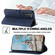 Samsung Galaxy S25+ 5G Embossed Happy Cat Pattern Flip Leather Phone Case - Blue