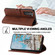 Samsung Galaxy S25+ 5G Embossed Happy Cat Pattern Flip Leather Phone Case - Brown