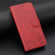 Samsung Galaxy S25+ 5G Embossed Happy Cat Pattern Flip Leather Phone Case - Red